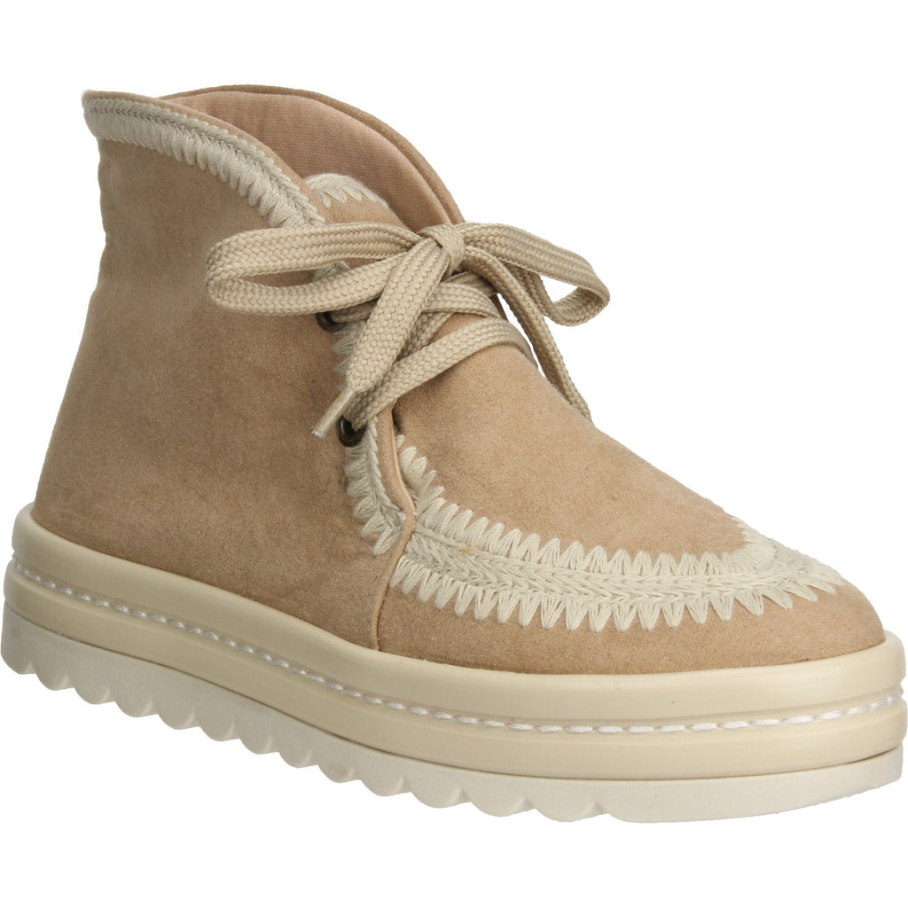 Love Rio Carrie Suede Bootie - Nude