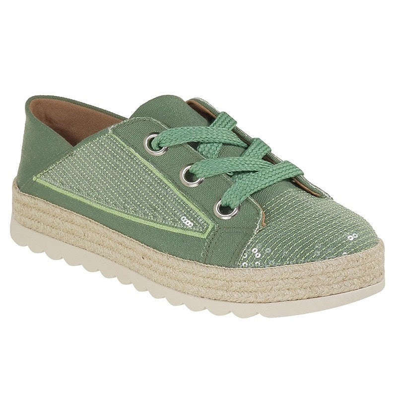 Love Rio Maisie Sequins Sneakers - Green