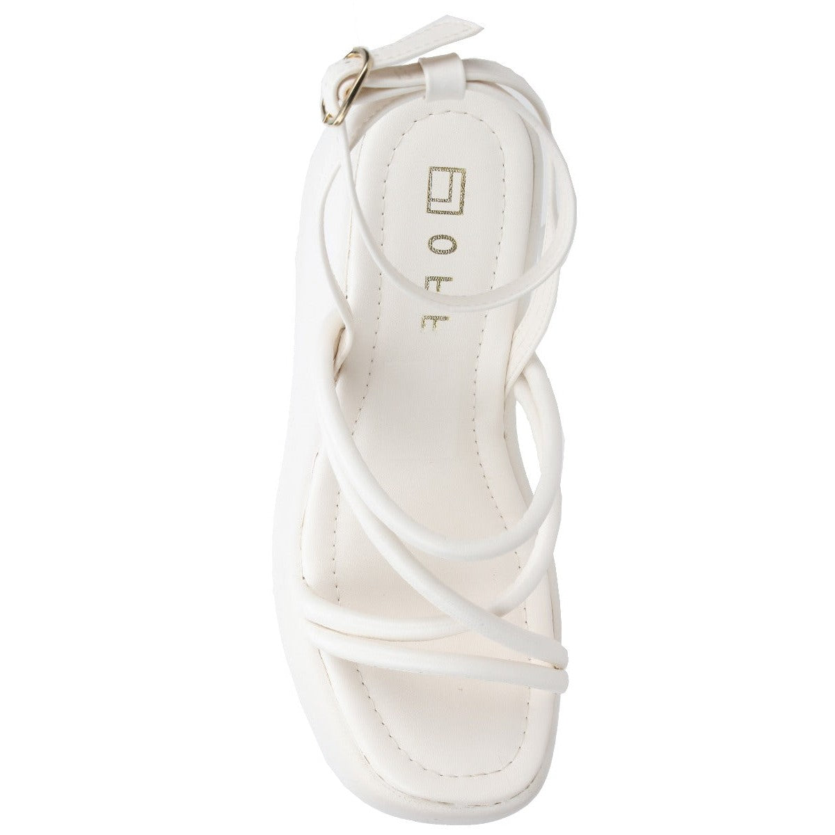 Offline Strappy Platform Sandal-Pearl