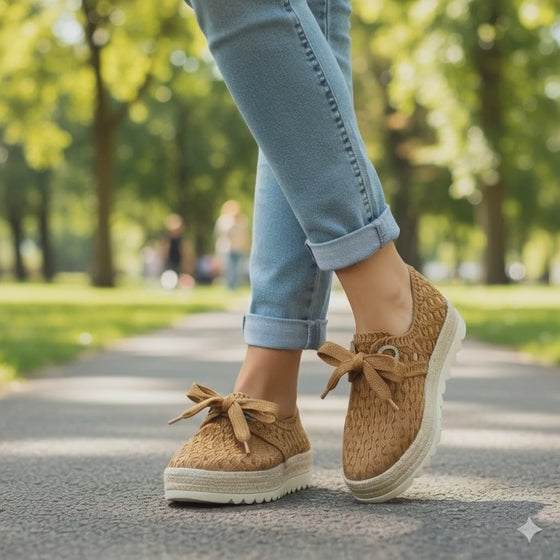 Love Rio Alisha Crochet Sneakers - Pecan