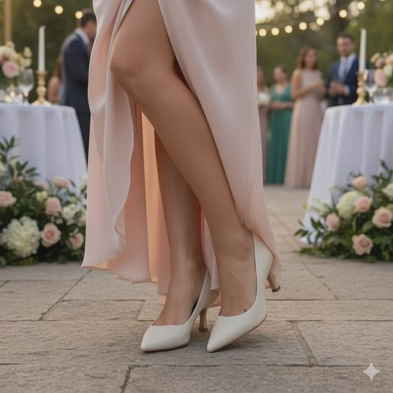 Carrano Leather Pump - Latte