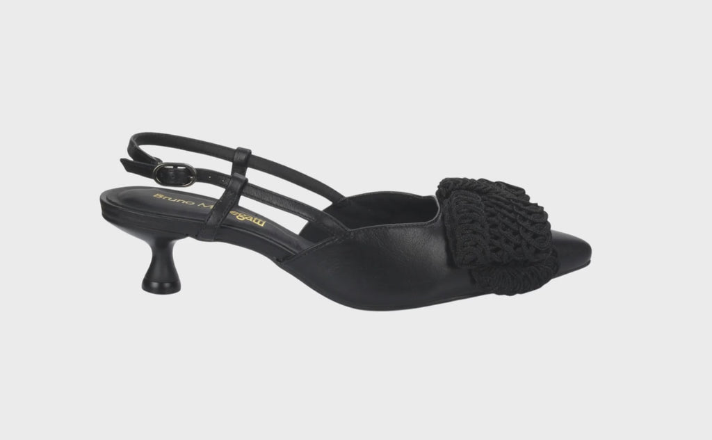 Bruno Menegatti Estela Slinkback Pump - Black