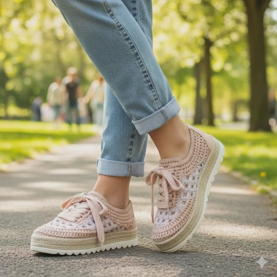 Love Rio Harmony Crochet Sneakers - Quartz