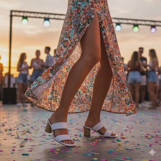 Bruno Menegatti Victoria Leather Slide Sandal - White